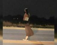 La última imagen capturada de la joven Debanhi Escobar.