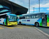 Imagen de archivo de buses del sistema Metrovía.