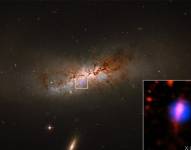 Captan el servicio de entrega de agujeros negros entre galaxias