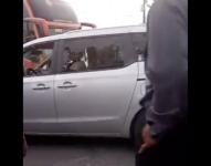 Captura de video luego del atentado contra el gerente del hospital Delfina Torres en Esmeraldas.