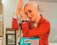 Después de ser diagnosticada con leucemia, Duda se sometió a tres ciclos de quimioterapia y un trasplante de médula ósea.