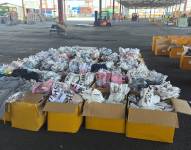 El contenedor registrado llegó desde China.