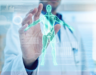 Imagen referencial de un doctor haciendo uso de la IA