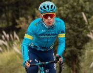 El ecuatoriano Harold Martín López, durante un entrenamiento