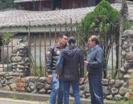 Investigadores se trasladaron al sitio en donde fue localizado el cadáver de Maribel Castillo Quishpe.