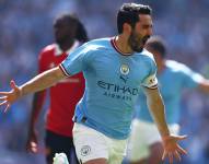 Ilkay Gündoğan, capitán y goleador del Manchester City en la final de la FA Cup.
