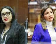 Johanna Moreira y Nathalie Arias.