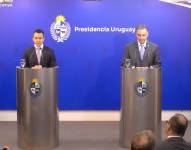 Declaraciones de Daniel Noboa y Yamandú Orsi.