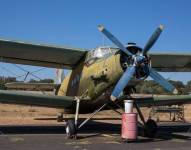 Este es un Antonov An-2, como el que aterrizó en el sur de Florida