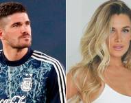 Rodrigo De Paul y Camila Homs.