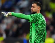 El portero Gianluigi Donnarumma en un partido con el París Saint-Germain