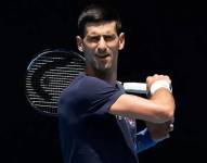 Djokovic ha estado preparando su participación en el Abierto de Australia desde que un juez revirtiera la decisión del gobierno australiano de cancelar su visa.