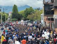 Marcha en Azuay por el Agua