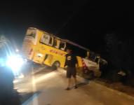 El siniestro ocurrió en el kilómetro 7 1/2 de la vía San Andrés, sector La Fortuna.