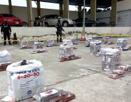 2.428 paquetes de cocaína fueron incautados.