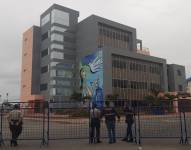 La Unidad Judicial donde se desarrolló la audiencia de Jorge Glas estuvo cercada durante la sesión.