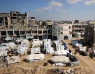 Fotografía de un refugio en la Franja de Gaza