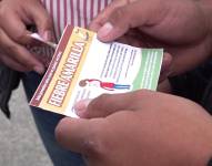 Imagen de un folleto de fiebre amarilla.