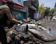 Imagen de inundaciones en México.