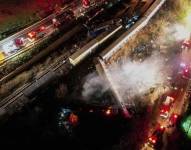Choque de trenes en Grecia: al menos 36 muertos en un accidente ferroviario en el norte del país