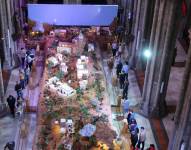 ACOMPAÑA CRÓNICA: ECUADOR NAVIDAD AME9935. QUITO (ECUADOR), 22/12/2025.- Fotografía del 11 de diciembre de 2025 que muestra el pesebre más grande de Sudamérica exhibido en la Basílica del Voto Nacional en Quito (Ecuador).