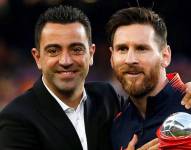 Xavi y Messi.