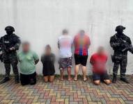 Foto de los secuestradores de un abogado de un procesado del caso Triple A.