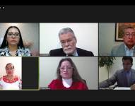 El pleno del Consejo Nacional Electoral (CNE) sesionó de manera virtual la noche de este 27 de septiembre de 2022.