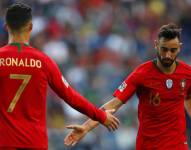 Polémica en la selección de Portugal, ¿Desplante entre Bruno Fernández a Cristiano Ronaldo?