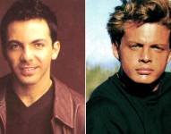 Cristian Castro y Luis Miguel, cuando eran jóvenes. Ambos son reconocidos cantantes de origen mexicano.