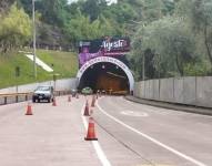 Contraflujo en el túnel Guayasamín.