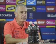 El técnico argentino Gustavo Alfaro habló en rueda de prensa.