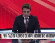 El periodista y presentador Juan Pedro Aleart inició la edición del noticiero de eltresTV de Rosario, Argentina, relatando su dramática historia personal.
