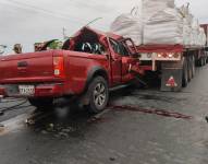 Accidente en la vía Balzar El Empalme reveló un secuestro: tres de los fallecidos tenían impactos de bala.
