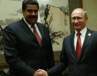 Nicolás Maduro y Vladímir Putin, mandatarios de dos de los países que reconocieron la reelección de Ortega.