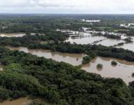 Aéreas afectadas por las intensas lluvias.