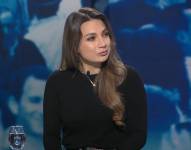 Imagen de la analista y politóloga Carolina Jaramillo en un programa de Políticamente Correcto, emitido el 16 de febrero de 2025.