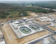 Imagen de la planta de agua de Ambiensa, ubicada en la parroquia Chongón, en Guayaquil.