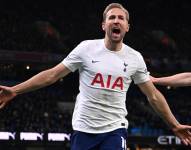 Harry Kane, celebrando uno de los goles.