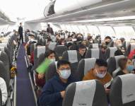 192 compatriotas arribaron al país en vuelo humanitario