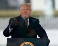 El reportaje del programa Panorama editó las palabras de Trump en su discurso del 6 de enero de 2021, previo al asalto al Capitolio.