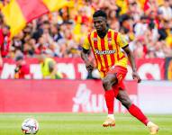 Archivo RC Lens Jhoanner Chávez partido por la Ligue 1.