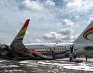 Más de 40 personas resultaron heridas, todas ellas leves, y fueron trasladadas a dependencias médicas. Twitter