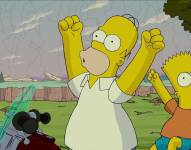 Secuencia de Los Simpson: la película, estrenada en 2007.