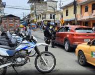 Imagen netamente referencial sobre policías en servicio motorizado.