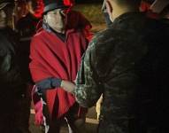 Leonidas Iza fue detenido en Cotopaxi.