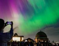 En distintas parte de Europa y de EE.UU. se pudo apreciar la aurora boreal.
