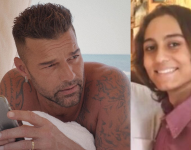 Ricky Martin en una imagen de su Instagram / El sobrino del artista en imágenes difundidas por la prensa internacional.