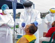 Los 300 turnos previstos para el día, se agotaron pronto.