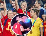 Captura de pantalla de la premiación a las jugadoras de España, campeonas del Mundial Femenino de Fútbol.